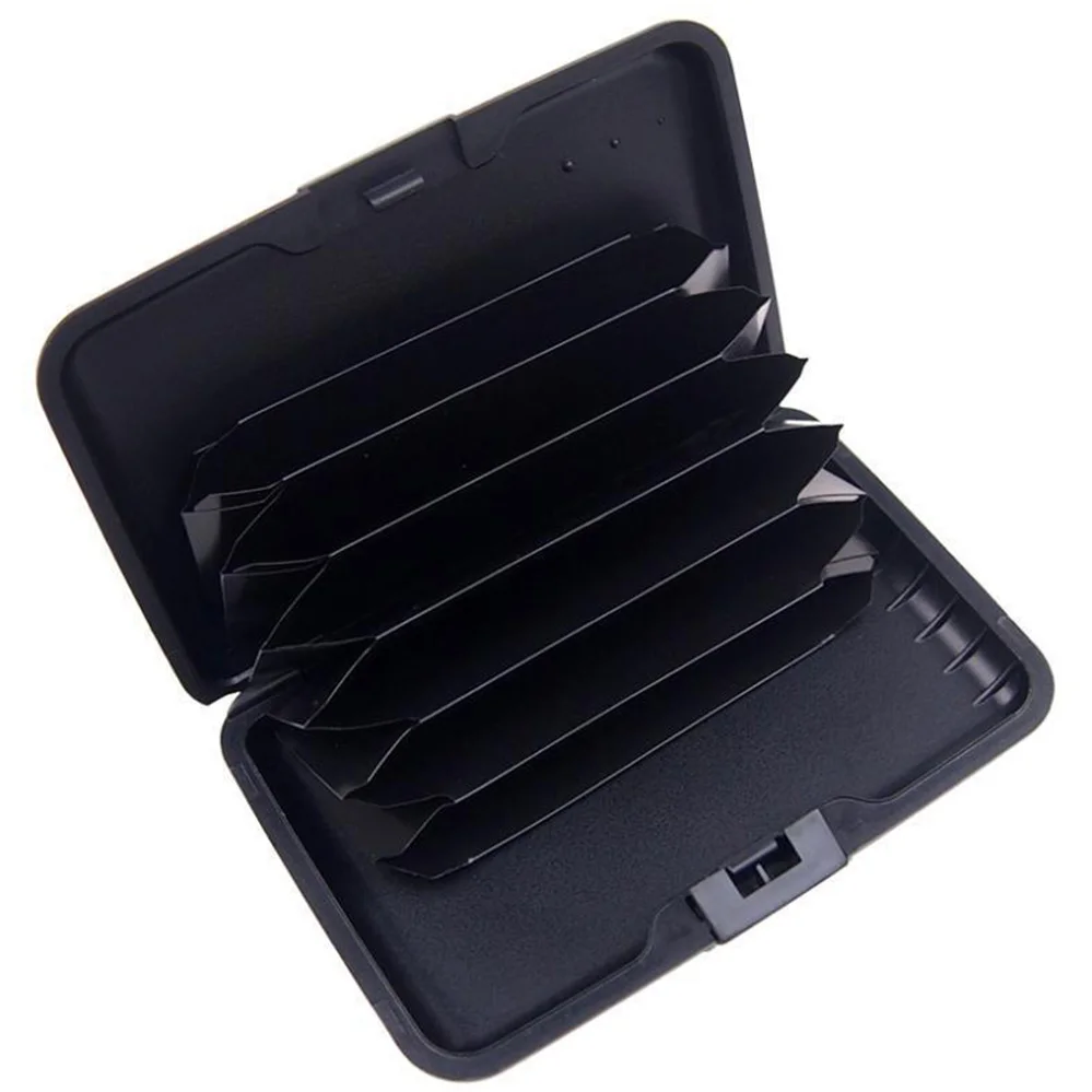 2019 анти RFID сканирующий защитный держатель для карт Алюминиевый металлический