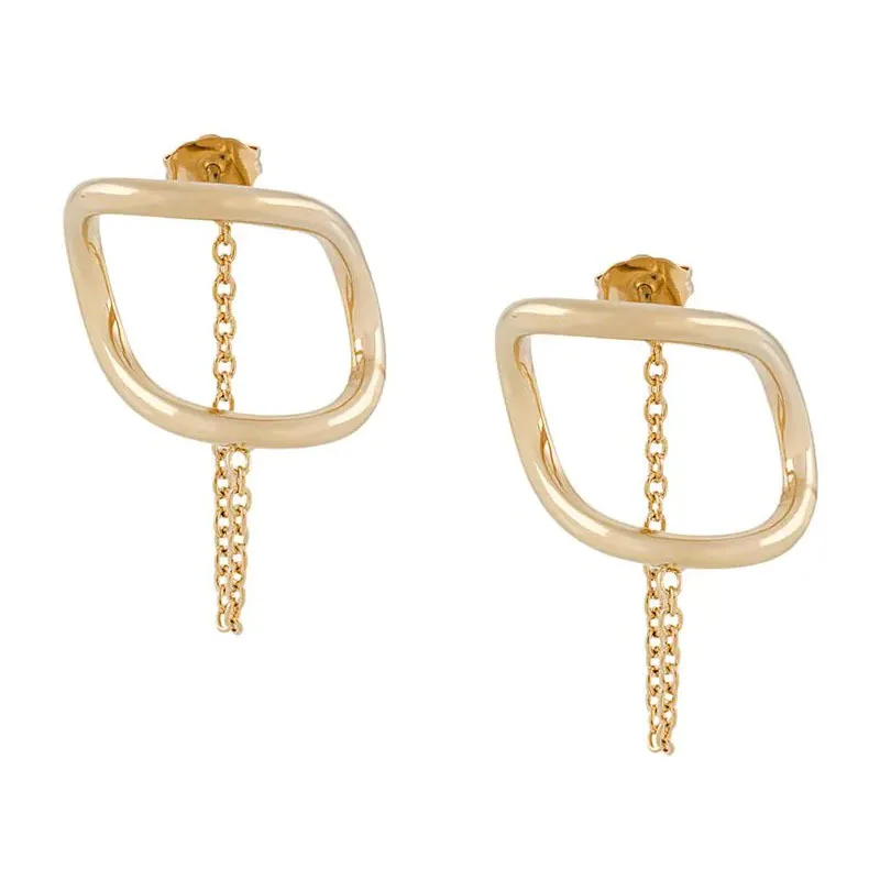 

European and American personality geometric earrings, temperament novel earrings, exaggeration, atmosphere, elegance, party