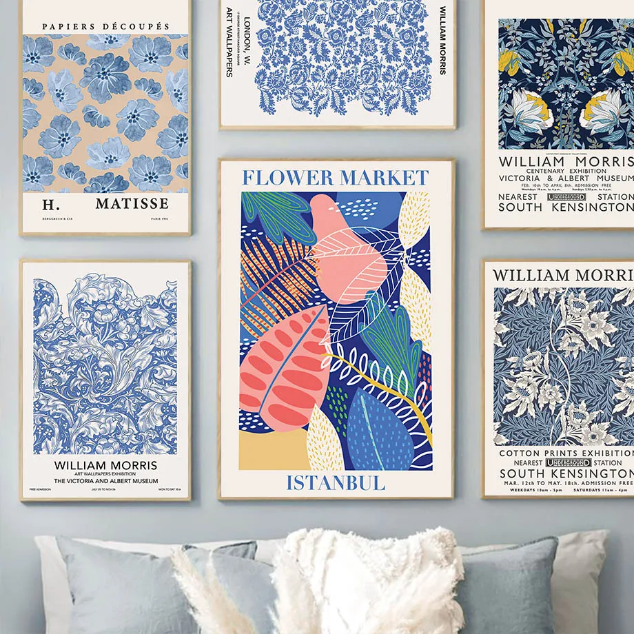 

Matisse Flower Market Flowers Shapes Wall Art Canvas Painting Nordic Posters And Prints Abstract Wall Pictures For Living Room