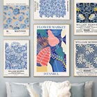 Настенная картина Matisse с изображением цветов и рынков, настенная живопись в скандинавском стиле, абстрактные настенные картины для гостиной