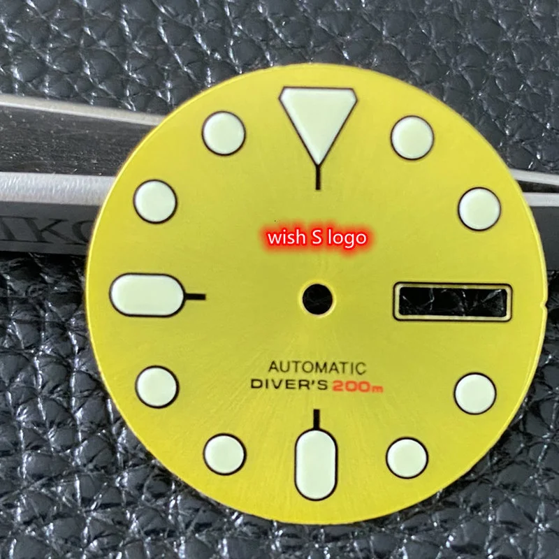 

NH36A механизм SKX007 эмалевый Солнечный узор с водяным призраком многоцветный модифицированный циферблат Япония Супер C3 светящийся