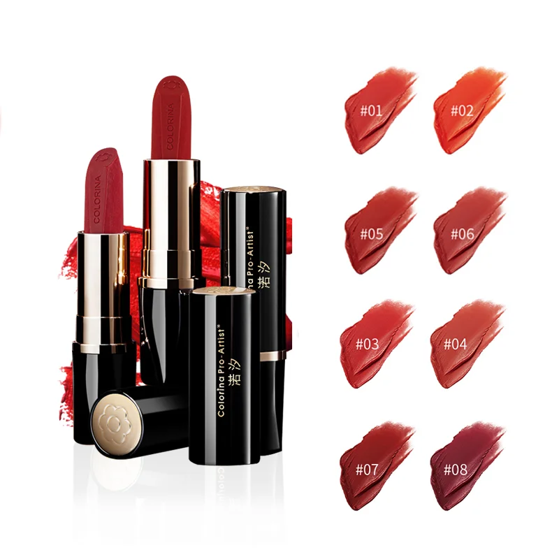 

8Colors Sexy Red Lipstick Female Cosmetics Waterproof Long-Lasting Nature Velvet Beauty Matte High-quality Lipstick