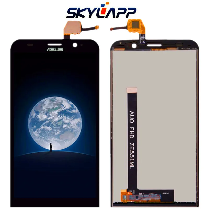 

Cellphone Complete LCD Screen for Asus ZenFone 2 (ZE551ML) AUO FHD Mobile phone Touchscreen Display LCD Screen Free Shipping