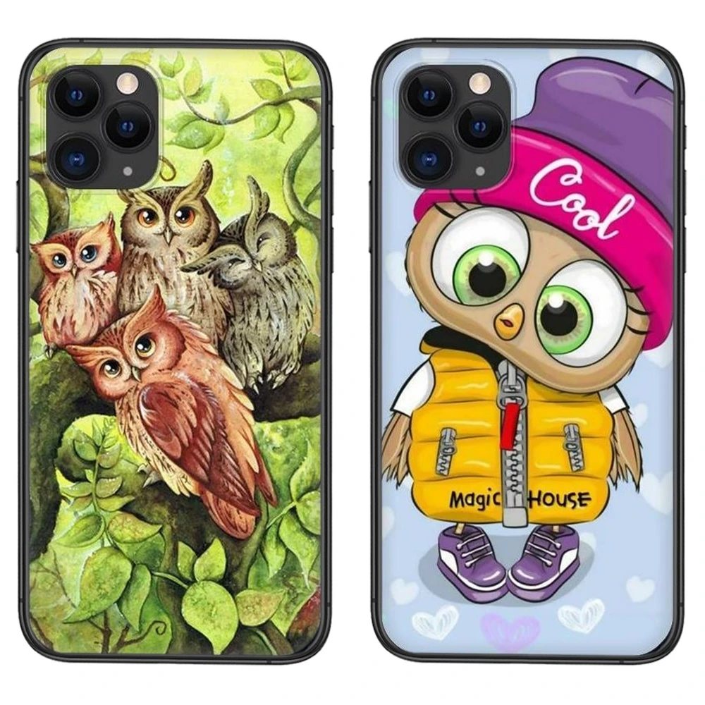 Модные Мультяшные Совы разные цены аксессуары чехол для телефона Galaxy Note 20 10 9 8 Lite
