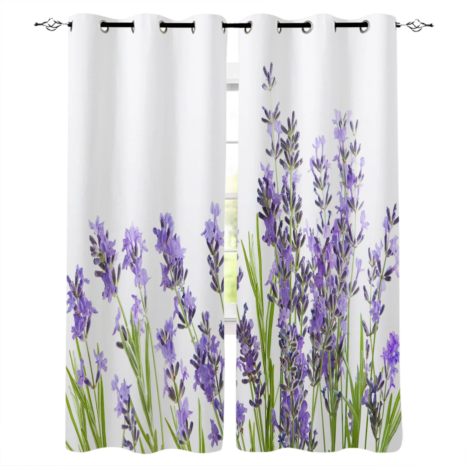 

Purple Lavender Blackout Curtain Living Room Window Curtain Children's Blackout Curtains for The Bedroom