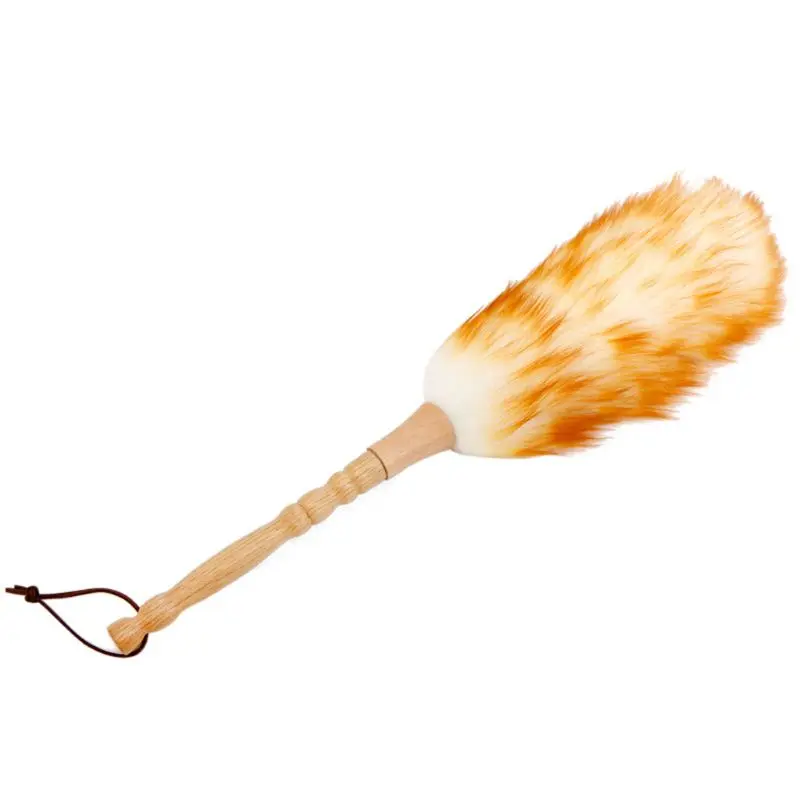 

1 Pc Non Static Dust Brush Household Feather Wool Duster Removal Dusting Broom Long Handle Cleaning Tool for Home Office Car