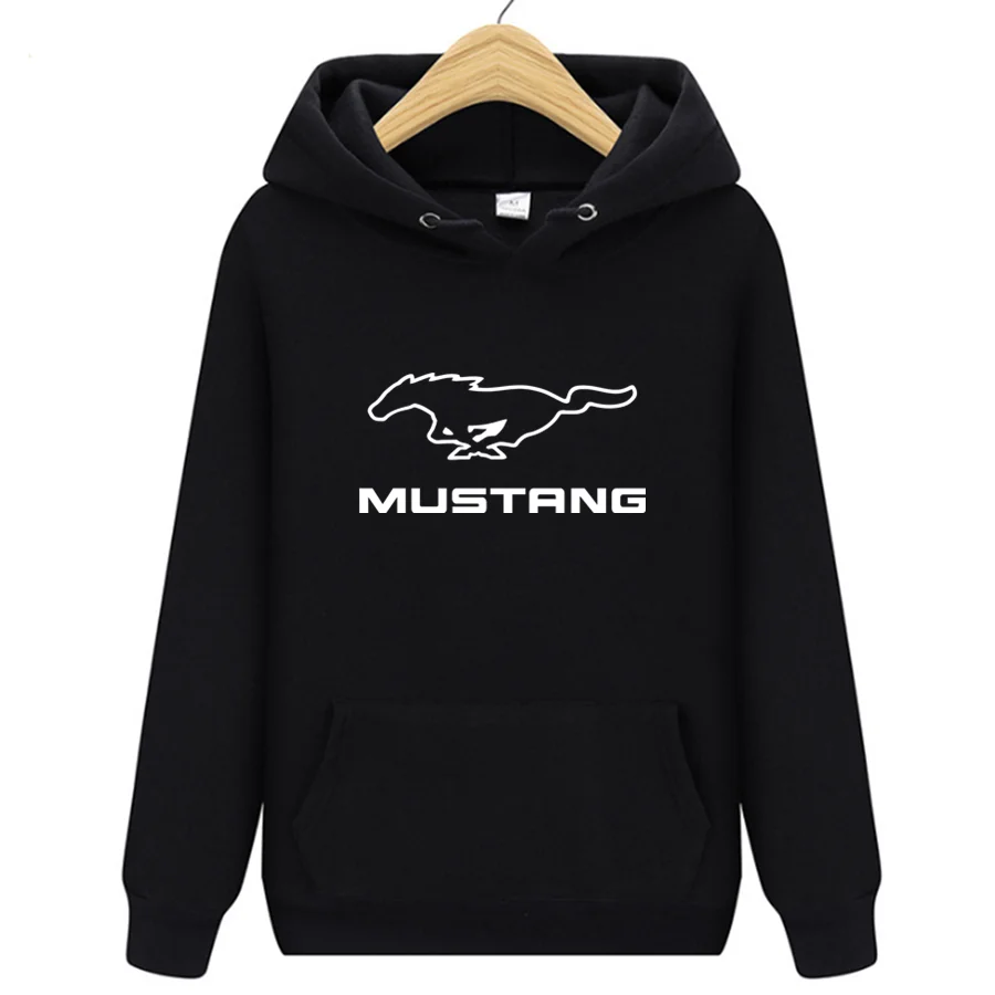 Мужская толстовка с капюшоном Ford Mustang принтом мышечной машинки модная спортивная