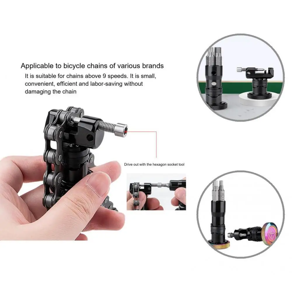 

Accessory Useful Bike Maintenance Hex Head Wrench with Chain Cutter Tool Driver Tool Mini Wrenches Set Reliable for Refit