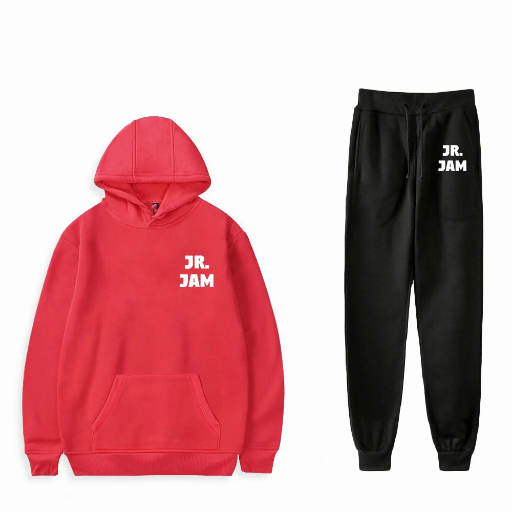 

Толстовка с капюшоном WAWNI Jam Jr, свитшоты для косплея, костюм из 2 предметов, хлопковый популярный Повседневный пуловер, уникальный Wtreetwear, кост...