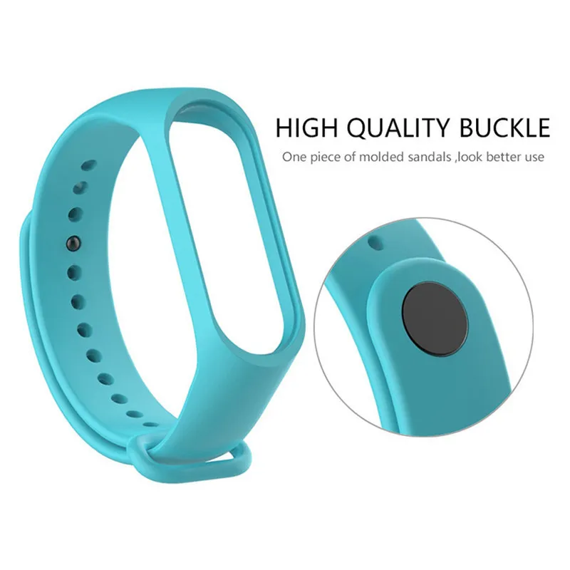 Strap For Xiaomi Mi Band 6 5 4 3 Silicone Wristband Bracelet Replacement MiBand 6 5 Wrist Color TPU Strap For Xiaomi Band 6 5 4