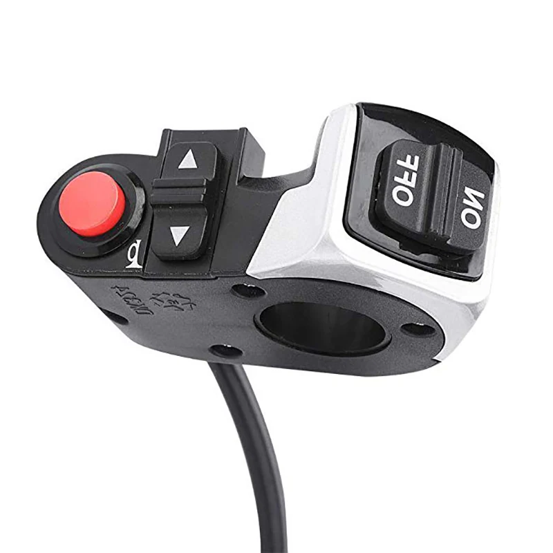 3in1 Electric Horn Switch Button Turn Signal Bicycle Light with Cable E-Bike Bell Front Lamp MTB Bike Accessories | Спорт и
