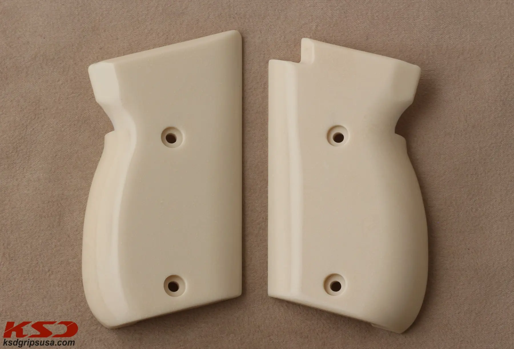 

KSDGrips Constable 7.65 Model Compatible Ivory Acrylic Grip for Replacement
