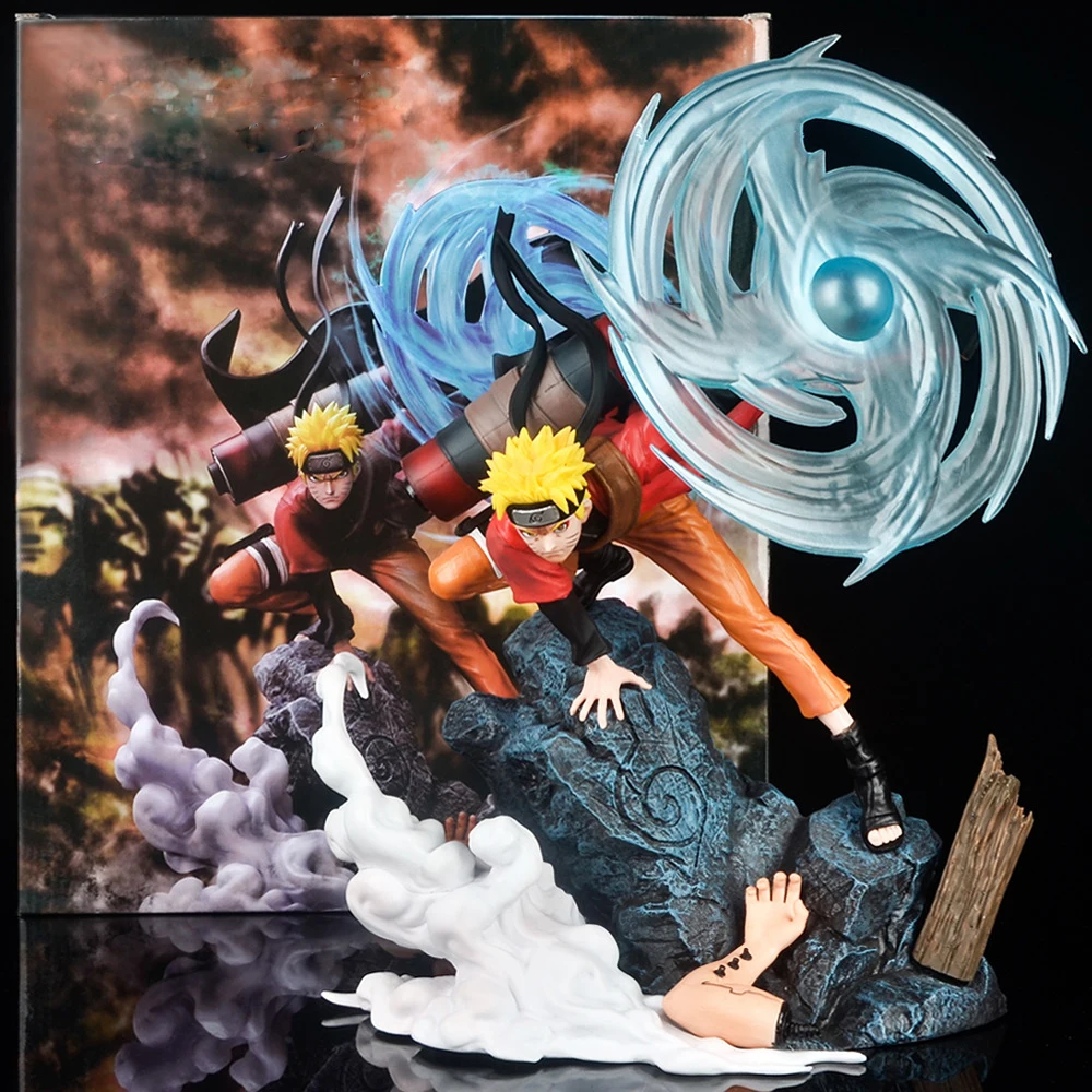 

Anime Uzumaki Naruto Super Spiral Shuriken PVC Action Doll GK Handsome Statue Decoration Gift