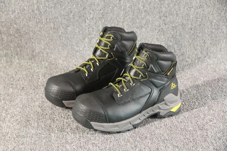 

Men steel toe head high quality hiking boots cowhide leather waterproof Anti-smashing anti-stab anti-oil trekking working boots