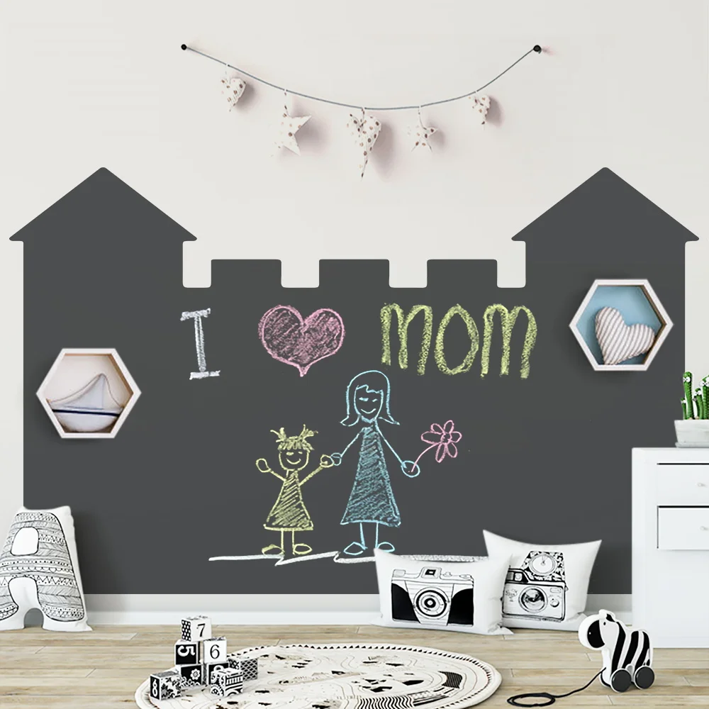 Гибкая доска для рисования Обучающие игрушки наклейки на стену в форме замка |