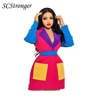 autumn and winter plus size womens red coat stitching contrast pocket jacket long sleeved jacket %d0%ba%d1%83%d1%80%d1%82%d0%ba%d0%b0 %d0%b6%d0%b5%d0%bd%d1%81%d0%ba%d0%b0%d1%8f %d0%b1%d0%be%d0%bb%d1%8c%d1%88%d0%be%d0%b9 %d1%80%d0%b0%d0%b7%d0%bc%d0%b5%d1%80
