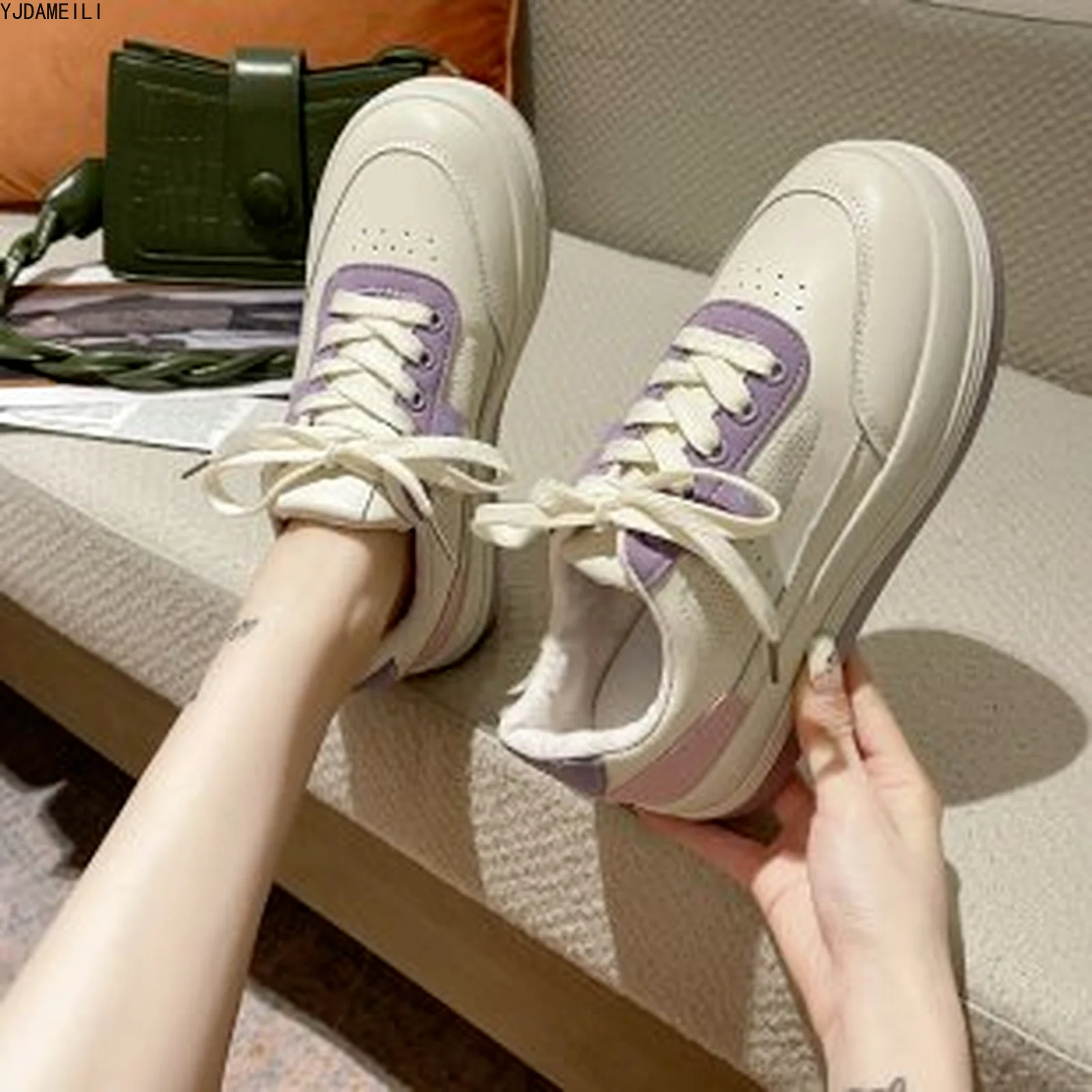 

Women's Sports Shoes 2021New Sneakers Kawaii Fashion Platform Flats Harajuku Casual Running Cute Autumn Athletic Dropshipping