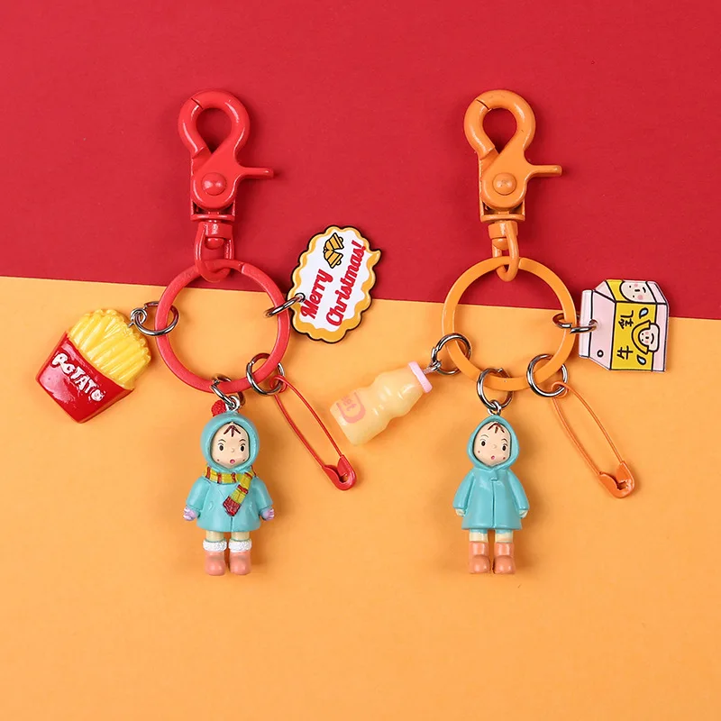 Новое поступление милый японский аниме Мой сосед брелок Тоторо плащ Мэй фигурки