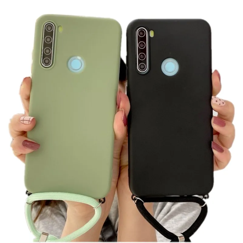 Funda con correa para OPPO, A9 2020, A5, A31, Realme 6, 5 Pro, C11, collar cruzado, a prueba de