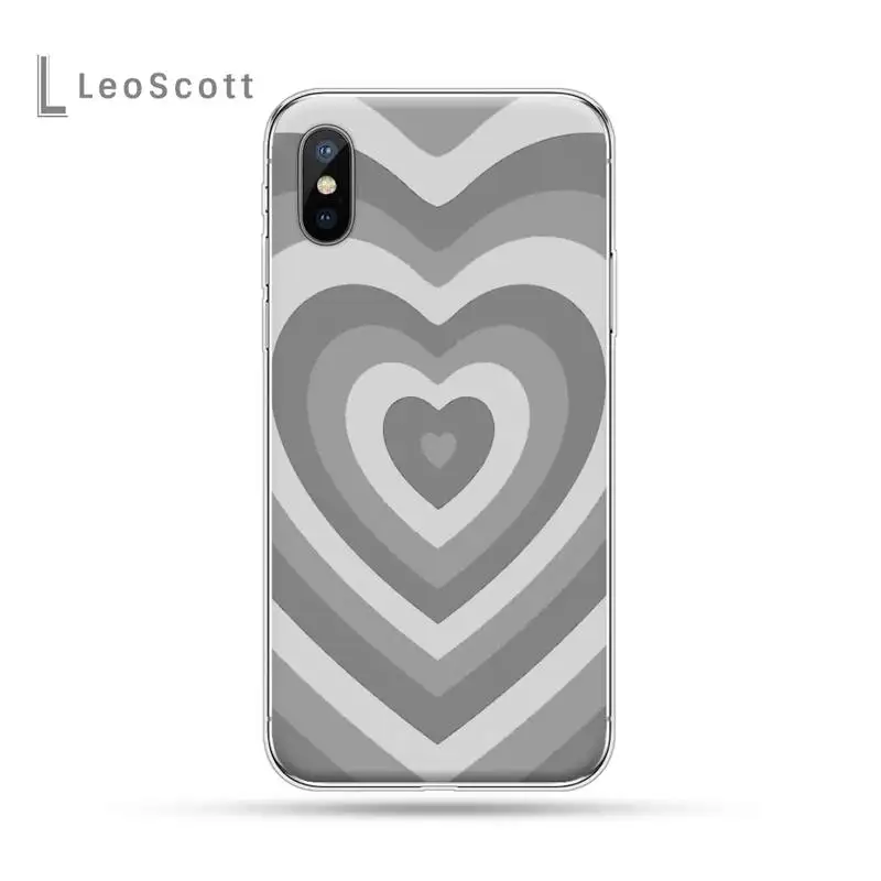

Latte corlorful Love Coffee Heart protective funda Phone Case For iphone 12 5 5s 5c se 6 6s 7 8 plus x xs xr 11 pro max