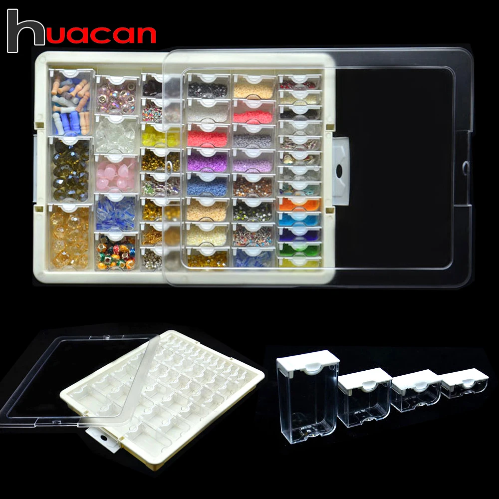 Ящик для хранения алмазной живописи Huacan DIY аксессуары 5d вышивки инструмент