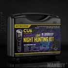 Охотничий набор NITECORE CU6 2022, ультрафиолетовый и светильник свет, CREE XP-G2 R5, светодиодный фонарь с аккумулятором, правоохранительные сотрудники, военсветильник фонарь, набор фонарей