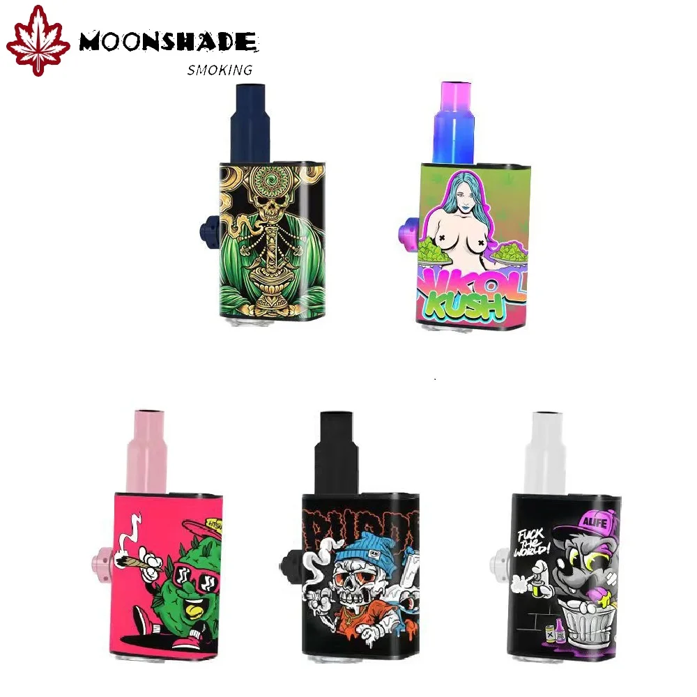 

MOONSHADE Tokes Duel Use Dry Herb Wax Vapor Starter Kit 650mAh Battery Smoking Accessories Smoking Pipe Set