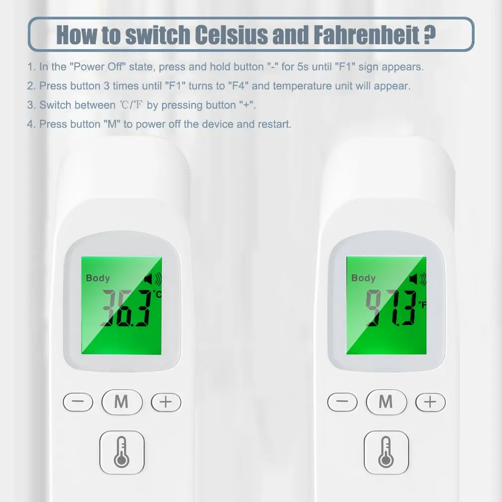 

Non-contact Digital Thermometer Infrared temperature infrared temperature meter Digital temperature gun LCD Display termometro