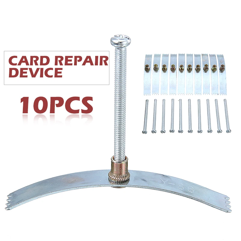 

10pcs Electrical Socket Repair Tool Repairing Wall Socket Mount Cassette Repair Screw Hook Steel Junction Fixing