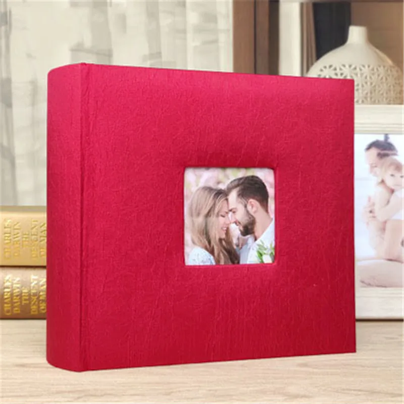 

6-Inch DIY Handmade Cloth Photo Album Creative Photo Album Baby Growth Wedding Commemorative 200 6-Inch Insert Album