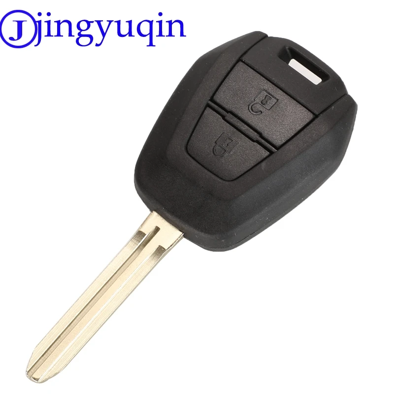 Jingyuqin ключ зажигания корпус 2 кнопки с лезвием подходит для Isuzu D max Замена авто