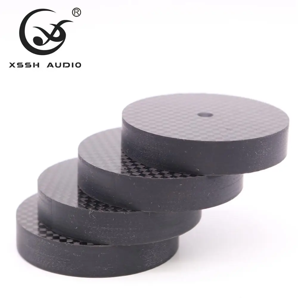 

Большой цилиндрический усилитель мощности CD из углеродного волокна, 4 шт., подставка-амортизатор для книжного шкафа