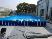 Commercial large frame swimming pool cheap outdoor swimming pool