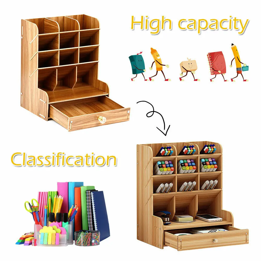 Ящик для хранения карандашей контейнер настольный органайзер аксессуары стойка
