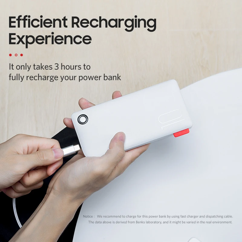 Benks PB11 PD18W 10000mAh банк питания для iPhone Xs Max Быстрая зарядка 3 0 USB C мобильный телефон