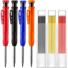 Твердый плотницкий карандаш, Деревообрабатывающие инструменты, механическая Встроенная точилка для чертежей, деревянного пола, металломаркировочный инструмент для рисования