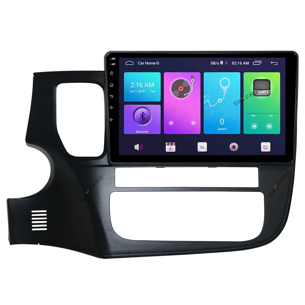 Для Mitsubishi Outlander 2013-2017 автомобильные аксессуары Android мультимедийный плеер радио