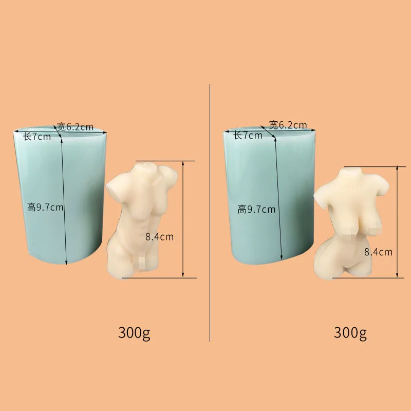 Силиконовая форма 3D для женщин и мужчин штукатурка в виде человеческого тела