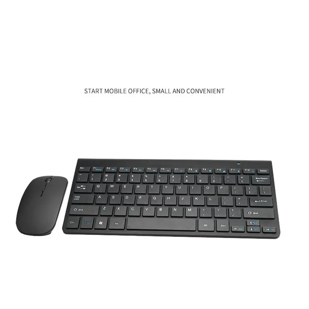 

2.4G Wireless Keyboard And Mouse Protable Mini Game Keyboard Mouse Combo Sets For Notebook Laptops Desktop PC Slim Thin Mouses