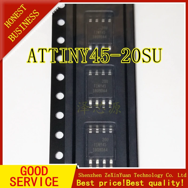 10 шт./лот ATTINY45-20SU TINY45 20SU SOP8 ATTINY45 новый оригинальный | Электроника