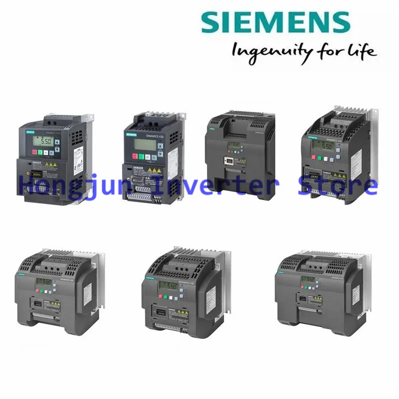 Новый Инвертор Siemens V20 3 AC 380V 480V 0.37kw 0.55kw 0.75kw 1.1kw инвертор 6SL3210 5BE13 7UV0 5BE15/17