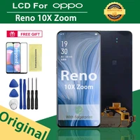 original 6 6 display for oppo reno 10x zoom lcd touch screen digitizer assembly for oppo cph1919 pccm00cph1921 lcd display