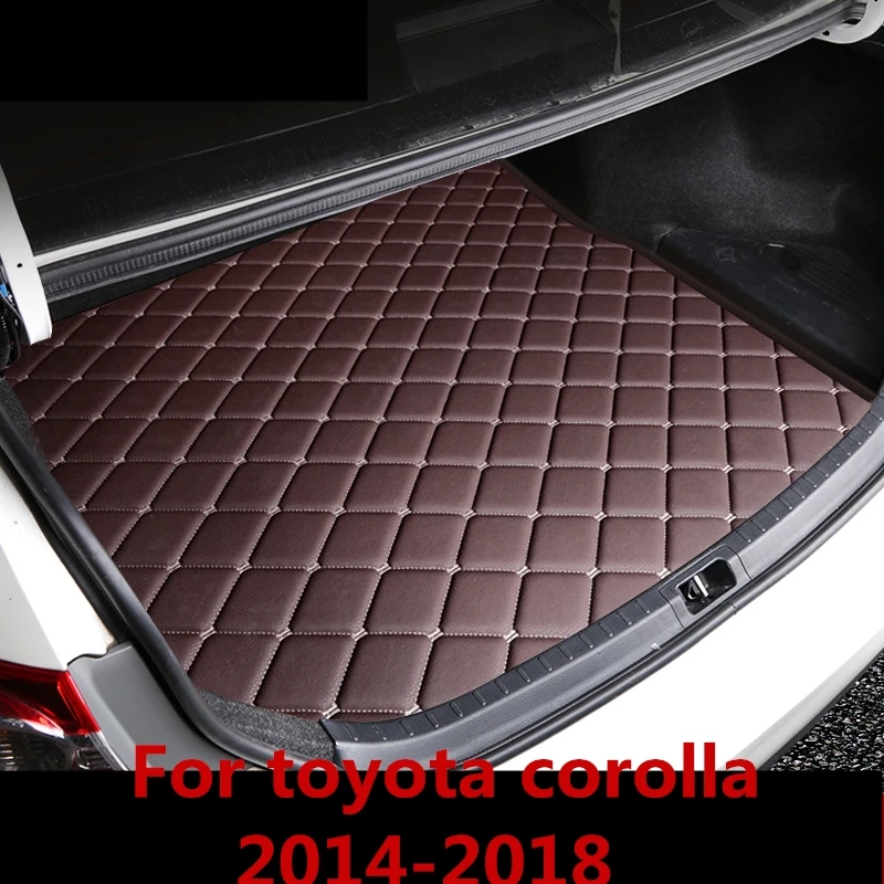Для toyota corolla 2014 2018 индивидуальный коврик для багажника автомобиля подкладка