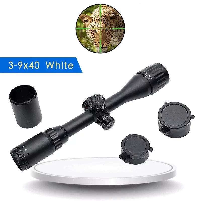 3-9x40 Оптический прицел R/G/B с подсветкой Mil-Dot Сетка прицел охотничьи снайперские прицелы Luneta Para винтовка