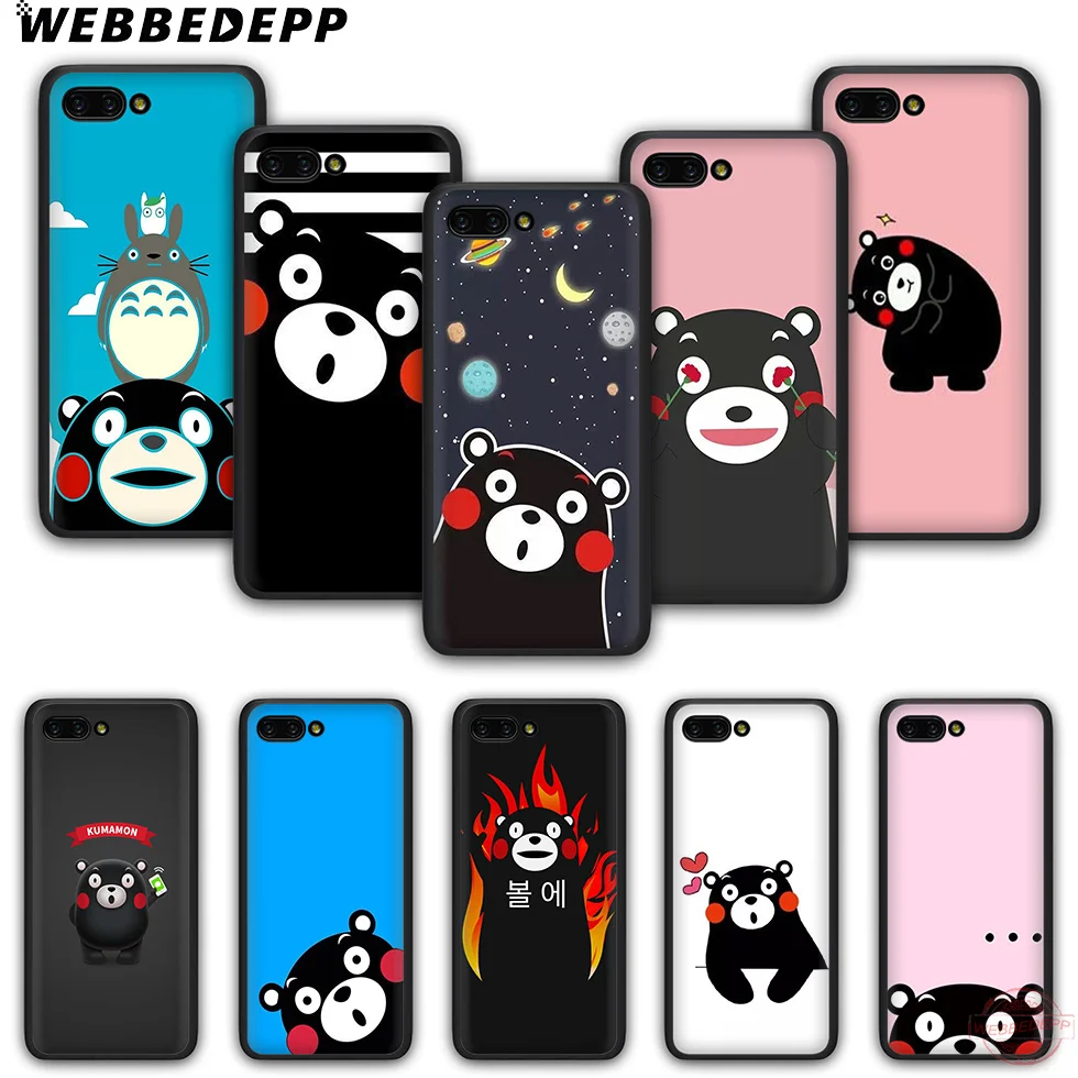 WEBBEDEPP под названием Kumamon модные чехлы для мобильного телефона из мягкого силикона