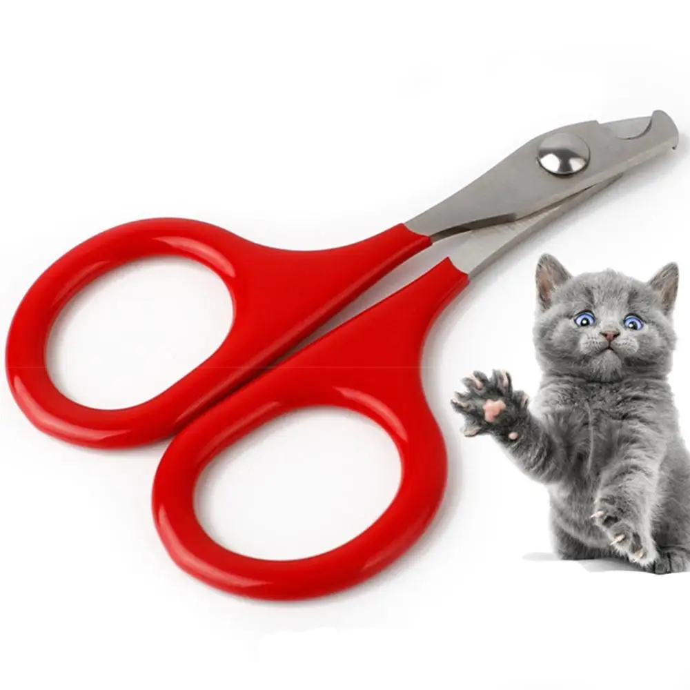 

Stainless Steel Pet Nail Scissors Puppy Claw Cleaning Grooming Care Tool Professional Pet Cat Toe Trimmer Cutter Clipper