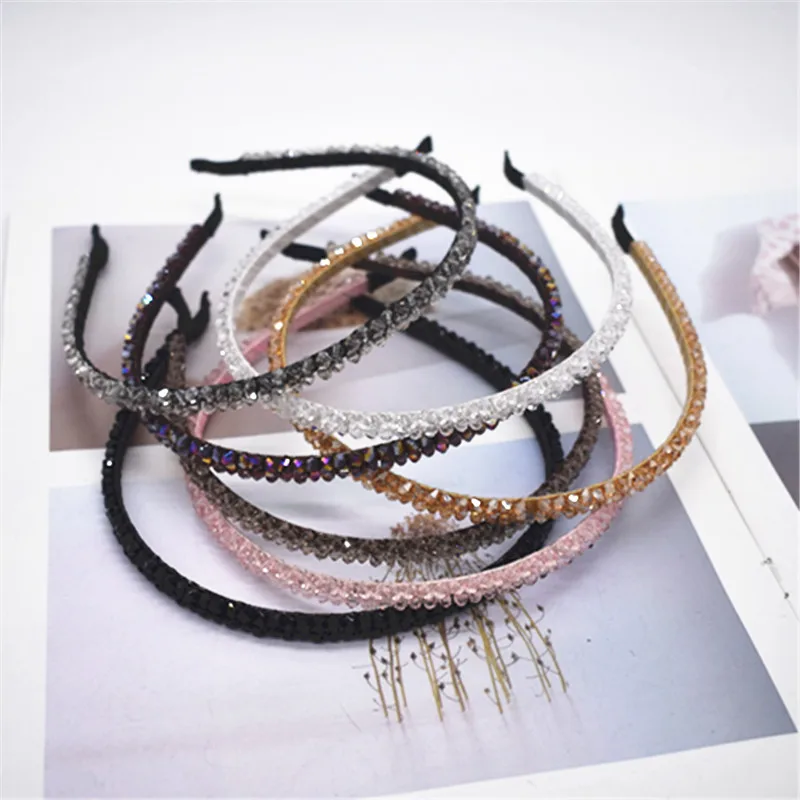 2019 Роскошная блестящая повязка для волос Стразы девушек высококачественные