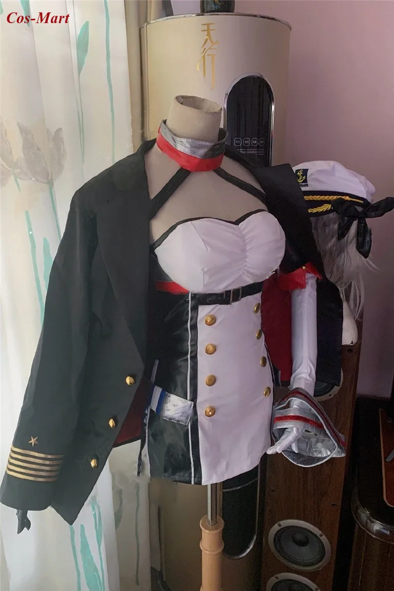 

Hot Game Azur Lane USS Honolulu Cosplay Costume Fashion Combat Uniform Unisex Activity Party Role Play Clothing Custom-Make