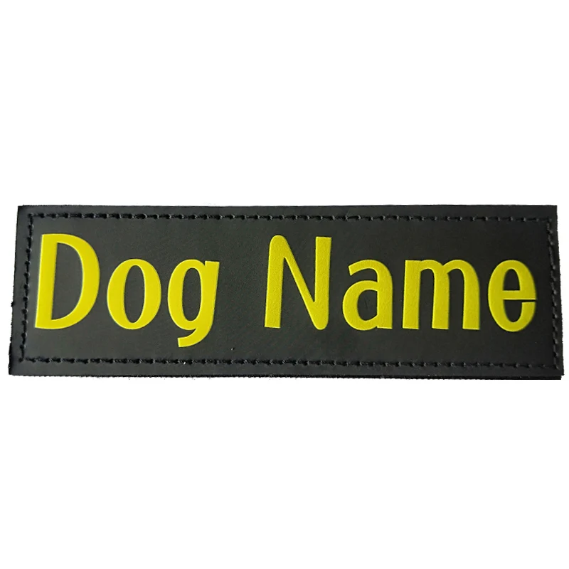 2ps Chromatic Customized Dog K9 Harness Label Sticker Custom ID Tag Pet Vest Dog's Name Labe Supplies | Дом и сад