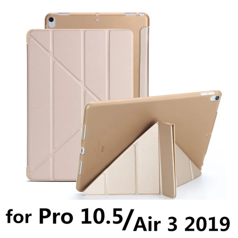 pro 10.5 gold ТПУ чехол для iPad Pro 10," Air 3 тонкий мягкий сенсорный Магнитный чехол-подставка для iPad 9,7 чехол 5th 6th чехол для планшета+ ручка - Цвет: pro 10.5 gold